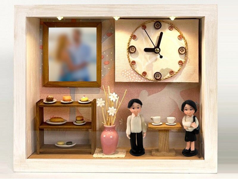 สั่งทำของขวัญซื้อของขวัญให้แฟน กล่องไม้ความทรงจำ ใส่รูปและข้อความได้ : Forever