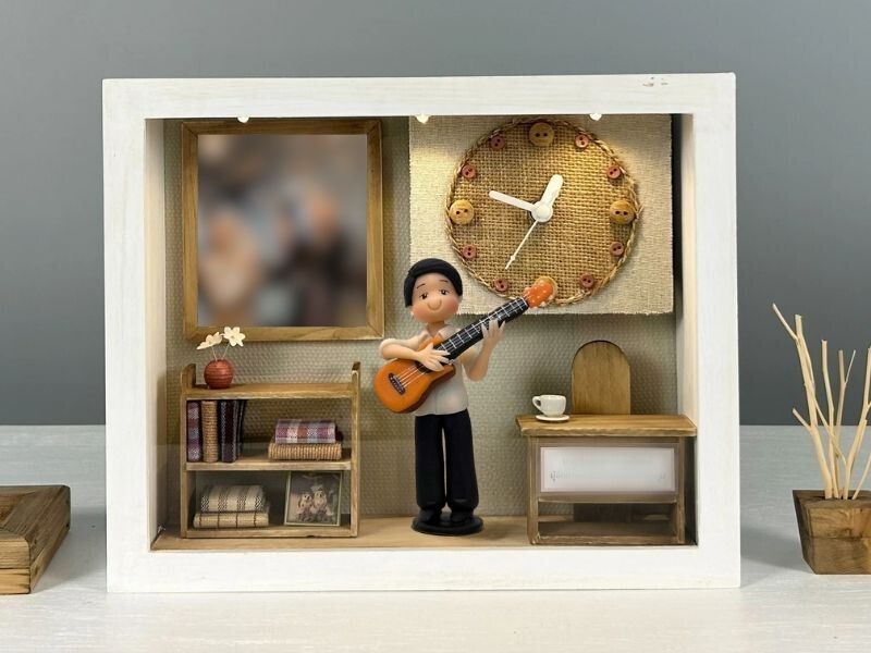 สั่งทำของขวัญหัวหน้างาน ใส่รูปและข้อความได้ : KHACUST-454