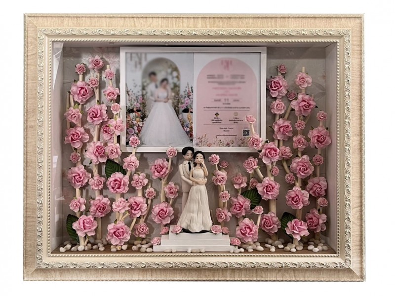 ของขวัญงานแต่งงาน สั่งทำพิเศษ Memory Box เก็บความทรงจำ ของขวัญงานแต่ง : เจ้าบ่าวเจ้าสาว