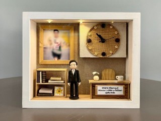 ของขวัญสั่งทำพิเศษ ของขวัญให้เจ้านาย ของขวัญให้ลูกค้า คู่ค้า ใส่รูปและข้อความได้ : KHACUST-759